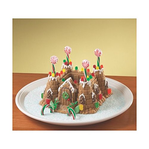 Nordic Ware 10 Cup Castle Bundt Cake Pan - Non-Stick Baking Pan for Cakes, Desserts & Bread - Perfect for Holidays, Parties & Family Gatherings