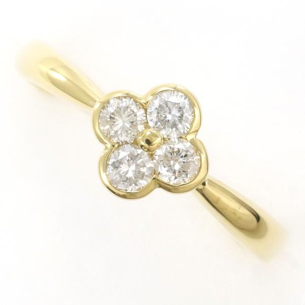 18K Yellow Gold Diamond Ring for Women - Elegant Solitaire Engagement & Wedding Band - Perfect for Proposals, Anniversaries, and Special Occasions