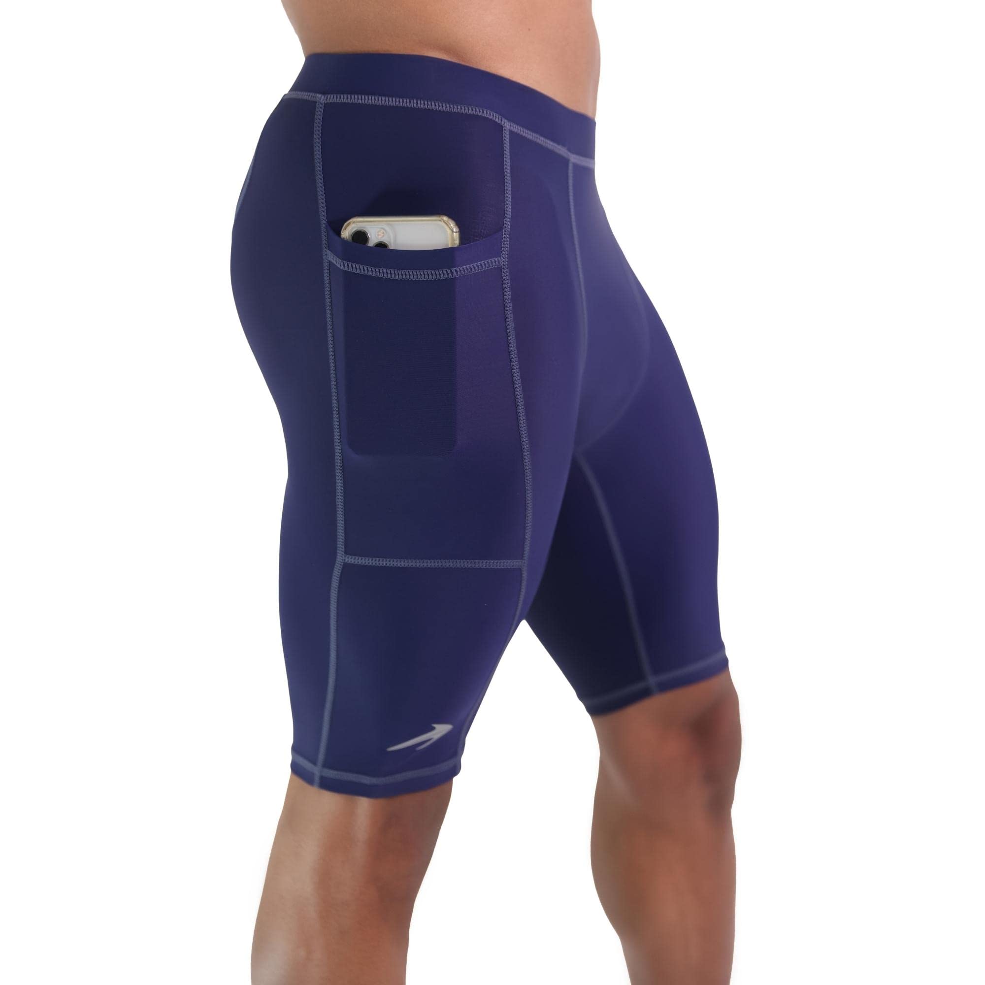 Men's Compression Shorts for Biking, Running & Workouts - Breathable Athletic Underwear for Sports & Gym Training