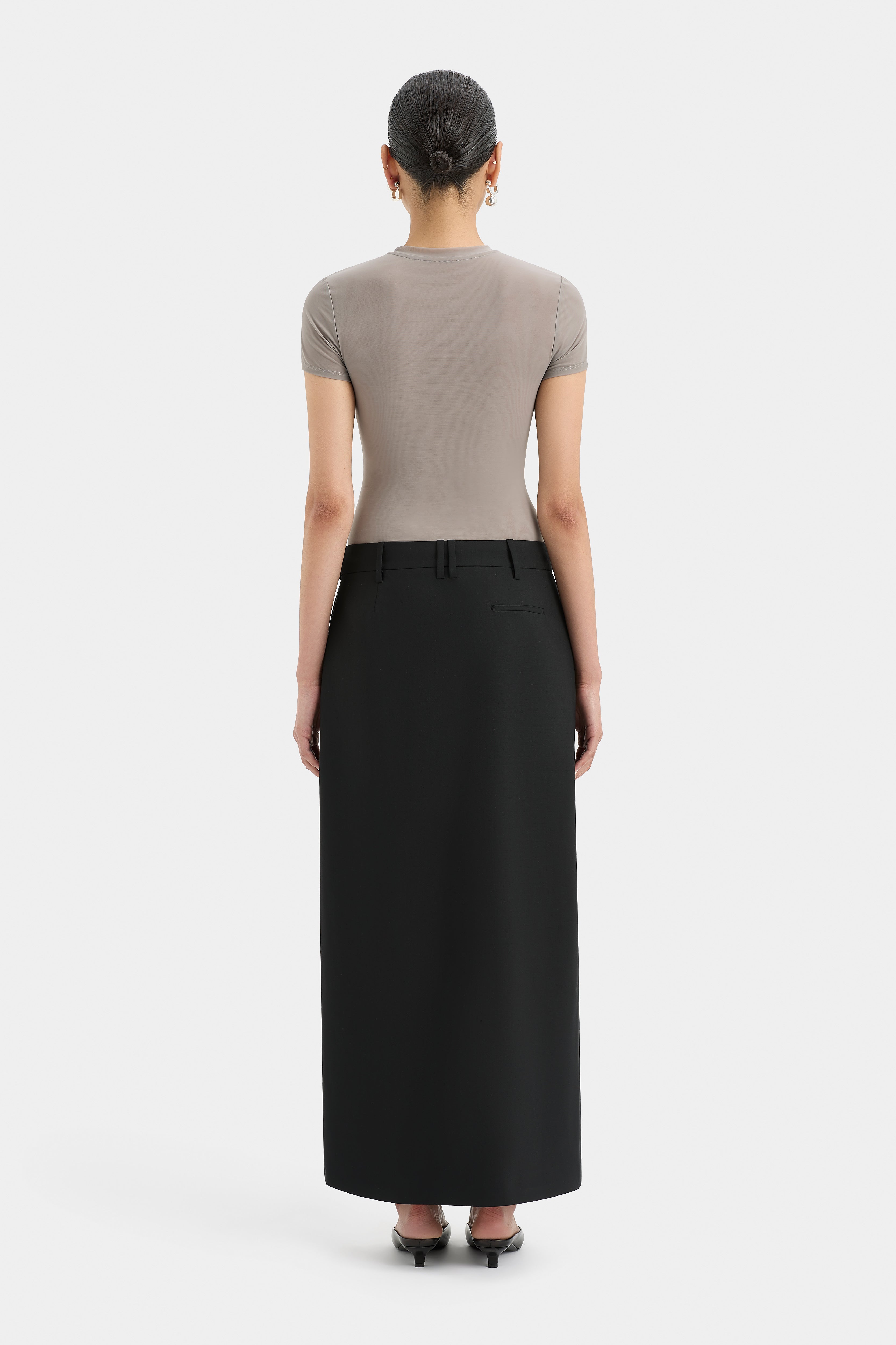Leonardo Belted Skirt for Women - High Waist Wrap Midi Skirt with Adjustable Belt - Perfect for Office, Date Night & Casual Outfits