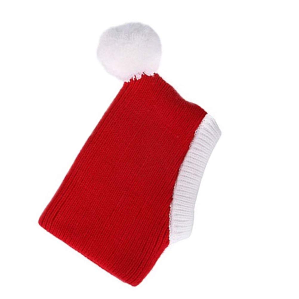 1 Pc Christmas Pet Hat for Dogs & Cats - Cozy Knit Xmas Hat, Festive Dog Sweater & Scarf Set - Holiday Pet Accessories for Small Dogs & Puppies - Perfect for Christmas Photos & Party Outfits
