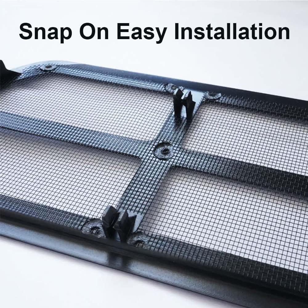 Tesla Model Y Air Intake Vent Cover 2021-2024 | Black Protective Grille for Front Air Vent | Weatherproof & Dustproof Design for Enhanced Performance & Style