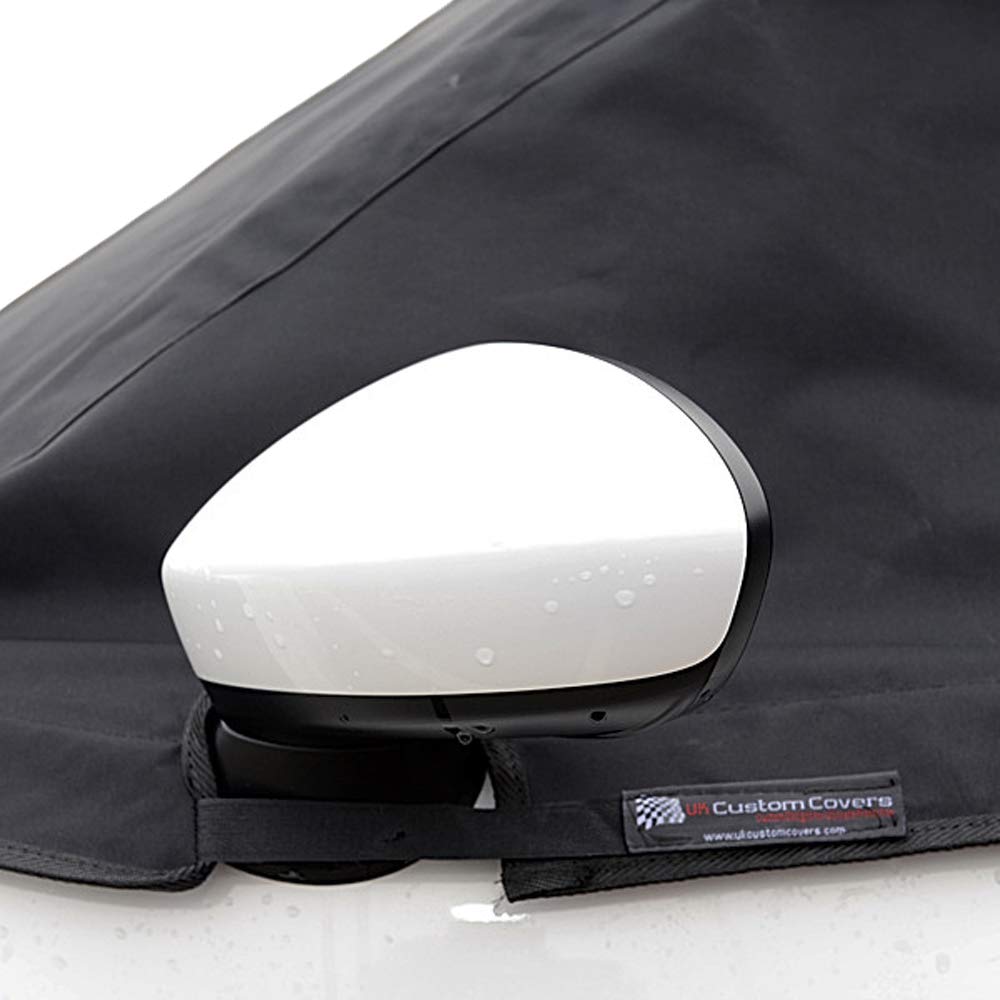 Premium Soft Top Roof Protector Half Cover for Fiat 124 Spider & Abarth 124 Spider - Waterproof Dustproof UV Protection - Perfect for Outdoor Parking & Car Shows