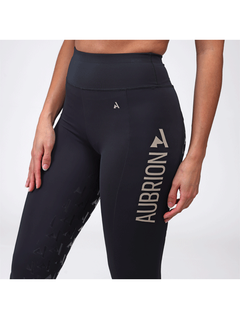 Aubrion React Rhythm Riding Tights - High Performance Equestrian Leggings for Women | Perfect for Horseback Riding, Training & Competition