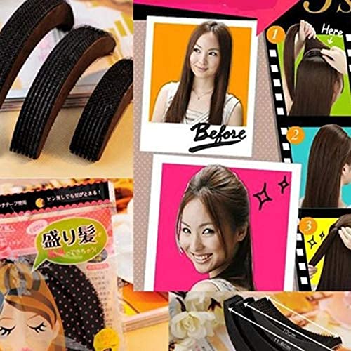 MultiCart 3-Piece Hair Styling Bun Maker Set - Banana Puff Makers for Perfect Updos & Messy Buns - Great for Weddings, Prom, Parties & Everyday Hairstyles