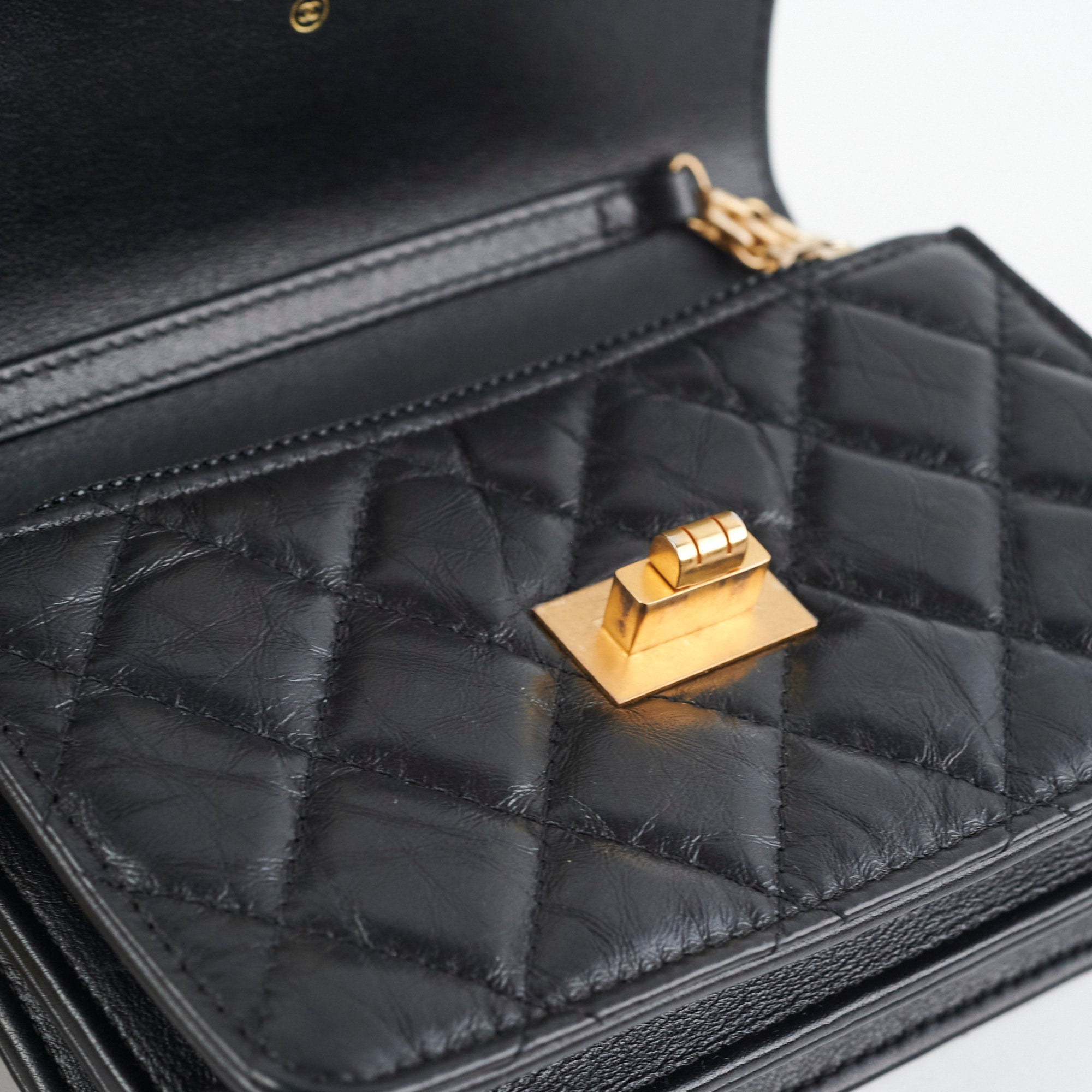 Chanel Reissue Mini Wallet on Chain WOC Black Crossbody Bag - Luxury Designer Handbag for Women, Perfect for Evening Parties & Date Nights