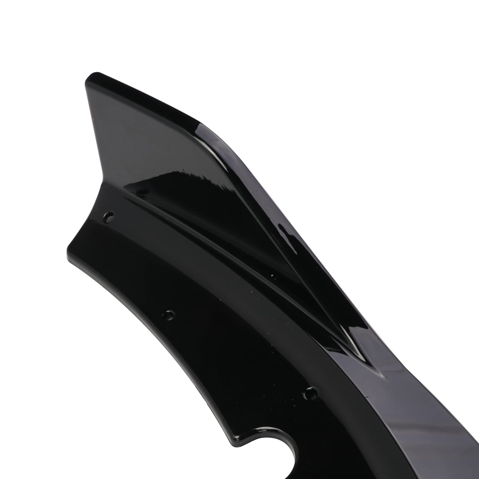 2015-2022 Dodge Charger SRT Glossy Black ABS Front Bumper Lip Spoiler 4PC Set - Aggressive Styling Upgrade for Street Racing & Car Shows