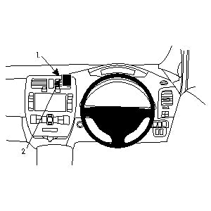 ClicOn No Holes Center Dash Mount for Nissan Leaf (2011-2017) - Secure Phone Holder for Hands-Free Navigation & Driving
