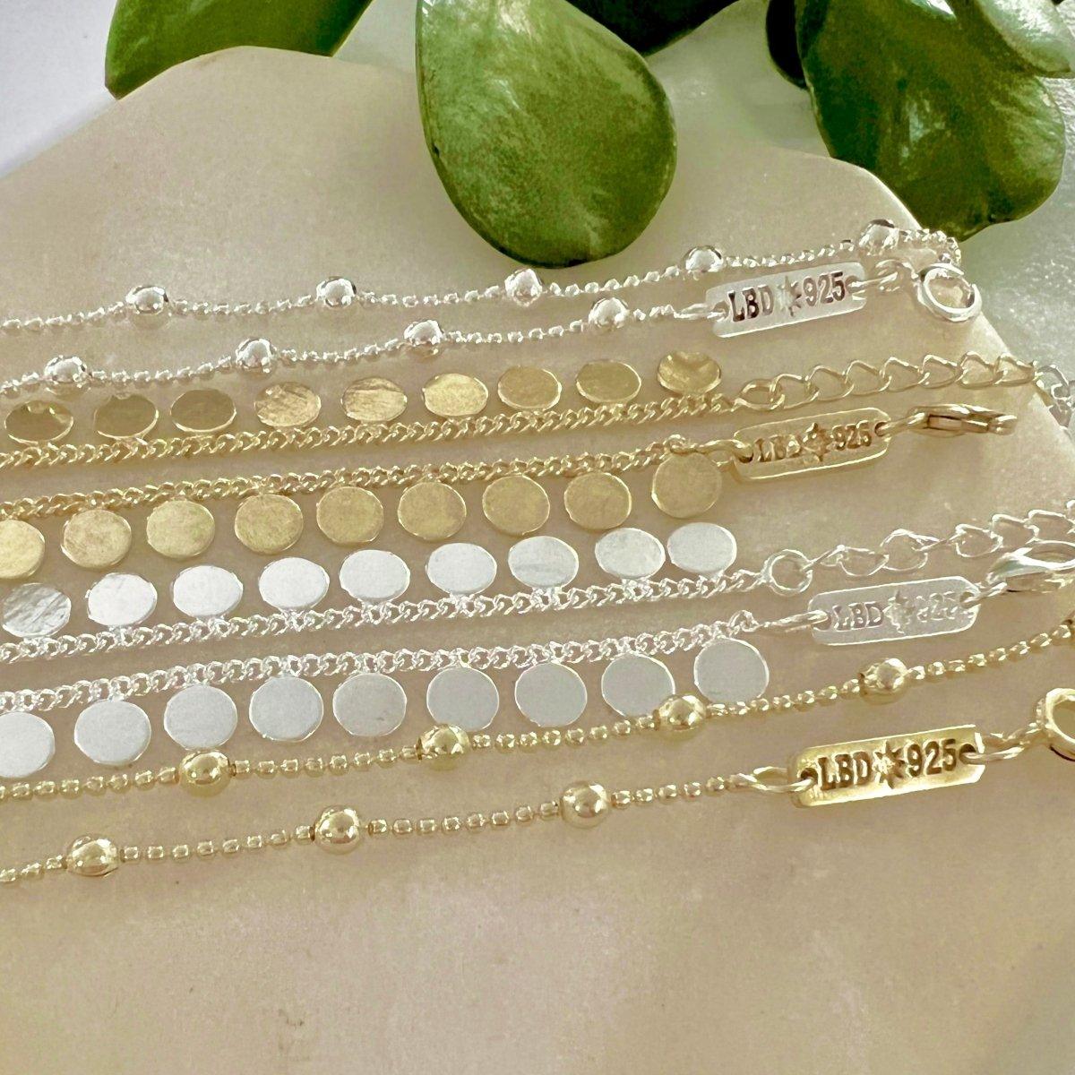 Laihas Prestige Bauble Gold Vermeil Ball Chain Necklace - Elegant Layering Necklace for Women, Perfect for Everyday Wear, Parties & Special Occasions