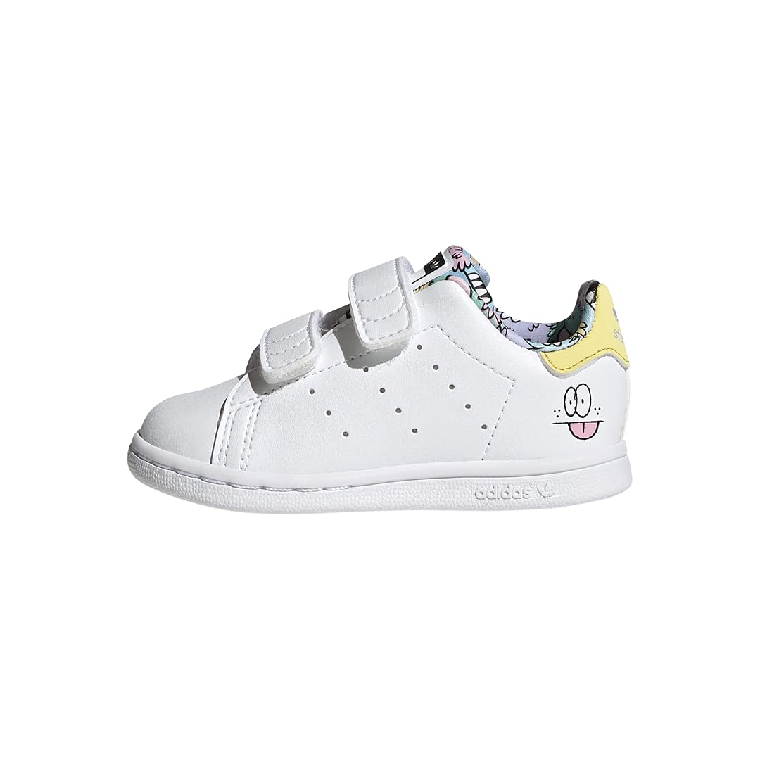 Adidas Originals Toddler & Infant Stan Smith Sneakers - Eco-Friendly (End Plastic Waste) - Comfortable & Stylish for Kids' Daily Wear, Playtime & Outdoor Activities