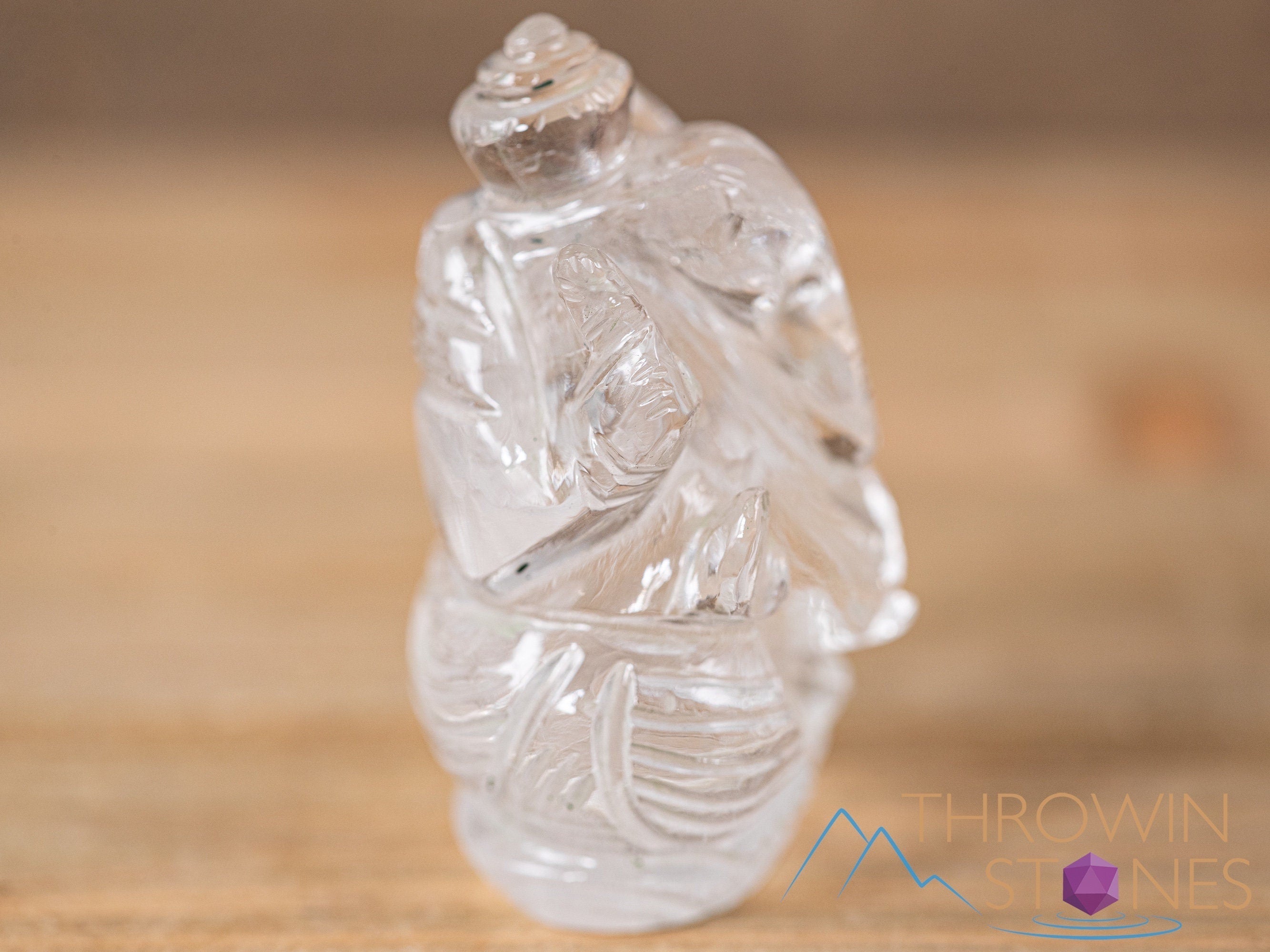 Himalayan Clear Quartz Ganesha Statue - Hand Carved Lord Ganesh Crystal Sculpture for Home Decor, Spiritual Healing & Meditation | Perfect for Yoga Studios, Altars & Feng Shui Spaces