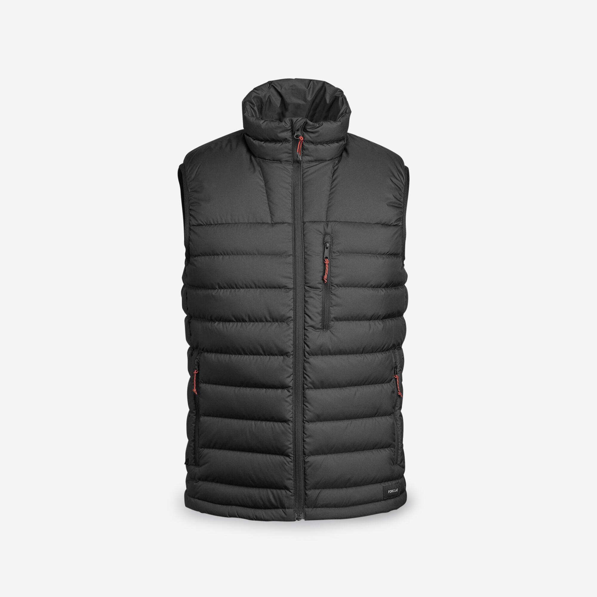 Forclaz Men's MT500 Down Puffer Vest - Lightweight Warm Winter Jacket for Outdoor Hiking & Camping