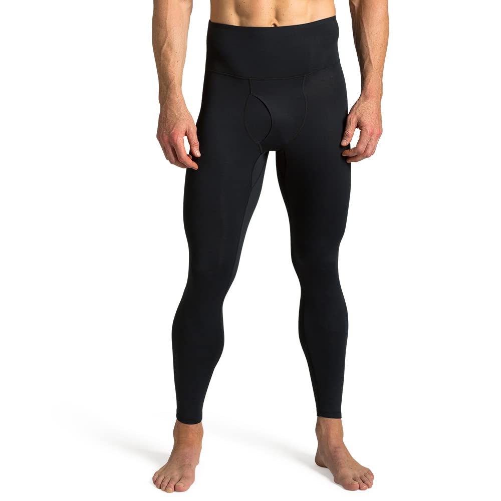 Tommie Copper Men's Pro-Grade Lower Back Support Compression Tights for Pain Relief & Recovery - Ideal for Workout, Running & Active Lifestyle