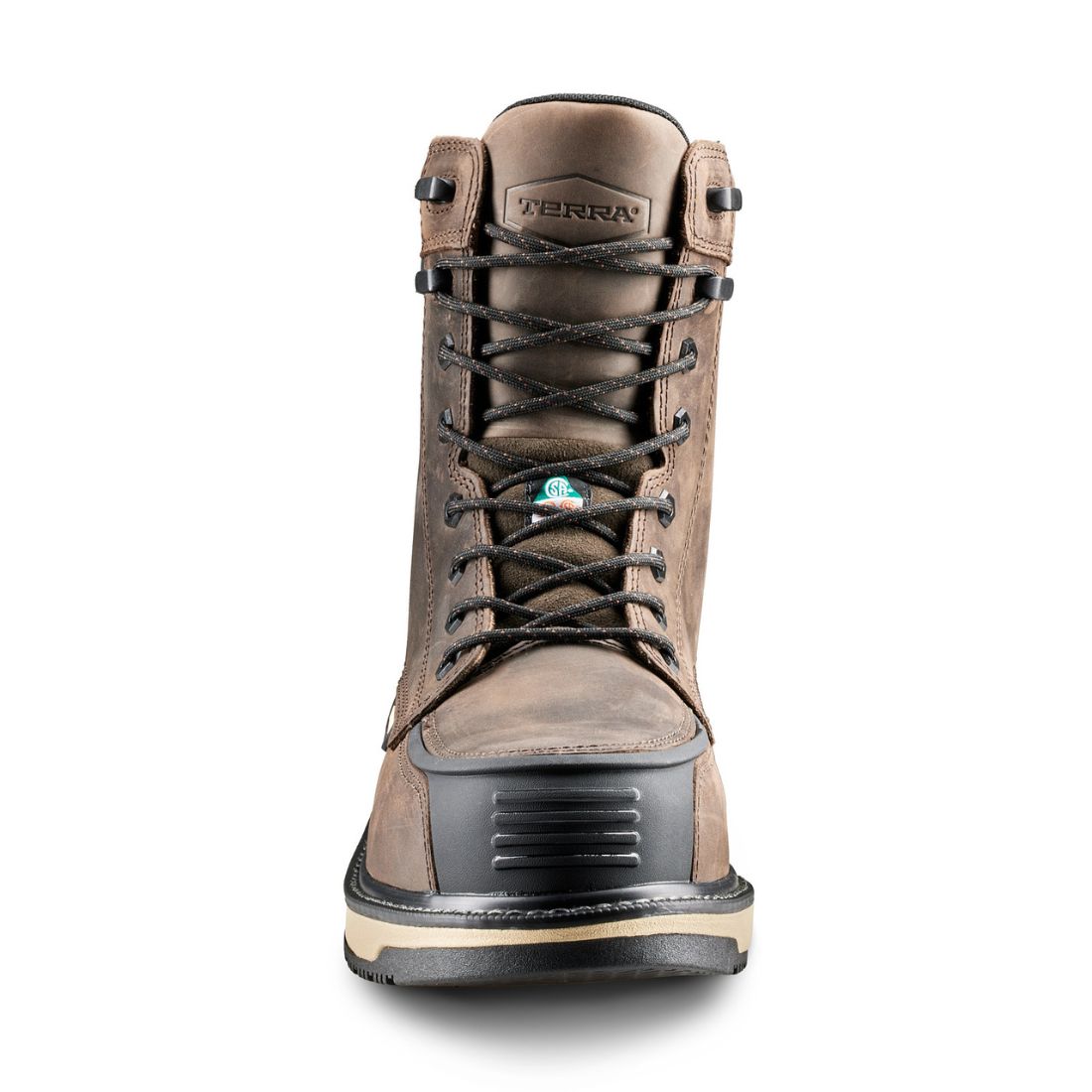 Terra Ironstone Men's 8 Waterproof Composite Toe Work Boot 839FDB - Durable Safety Shoes for Construction, Warehouse & Outdoor Work