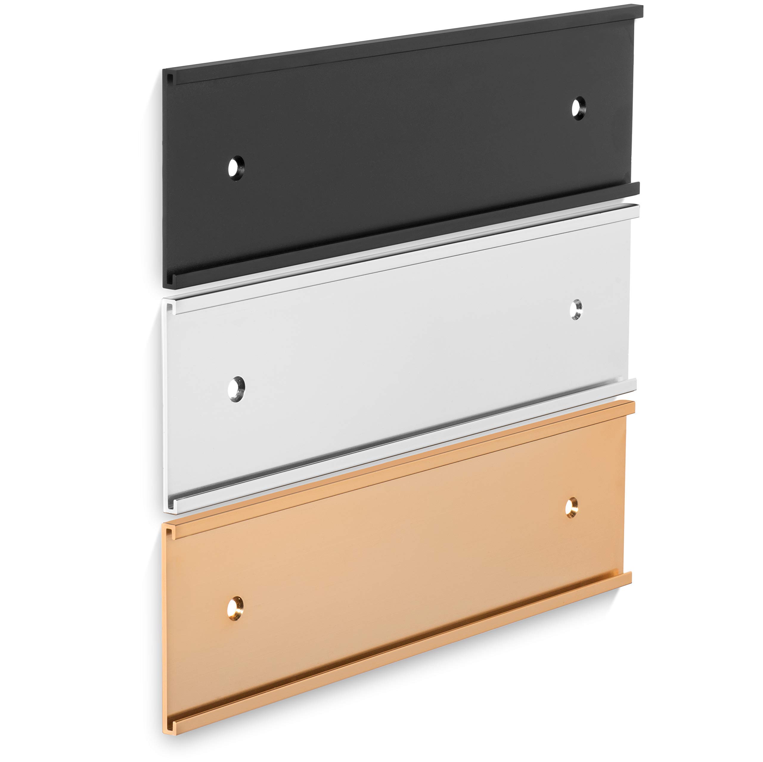 Personalized Desk Name Plates - Custom Engraved Office Name Plates with Aluminum Holder, 2