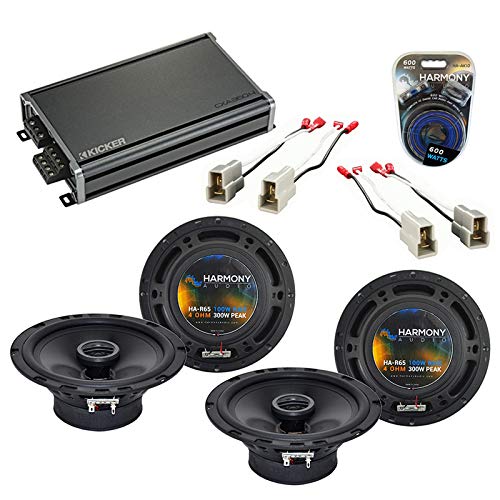 1990-1994 Subaru Legacy Factory Speaker Replacement Bundle - Harmony Audio R65 & CXA360.4 Car Speakers | Perfect for Upgrading Sound System in Subaru Legacy Sedans
