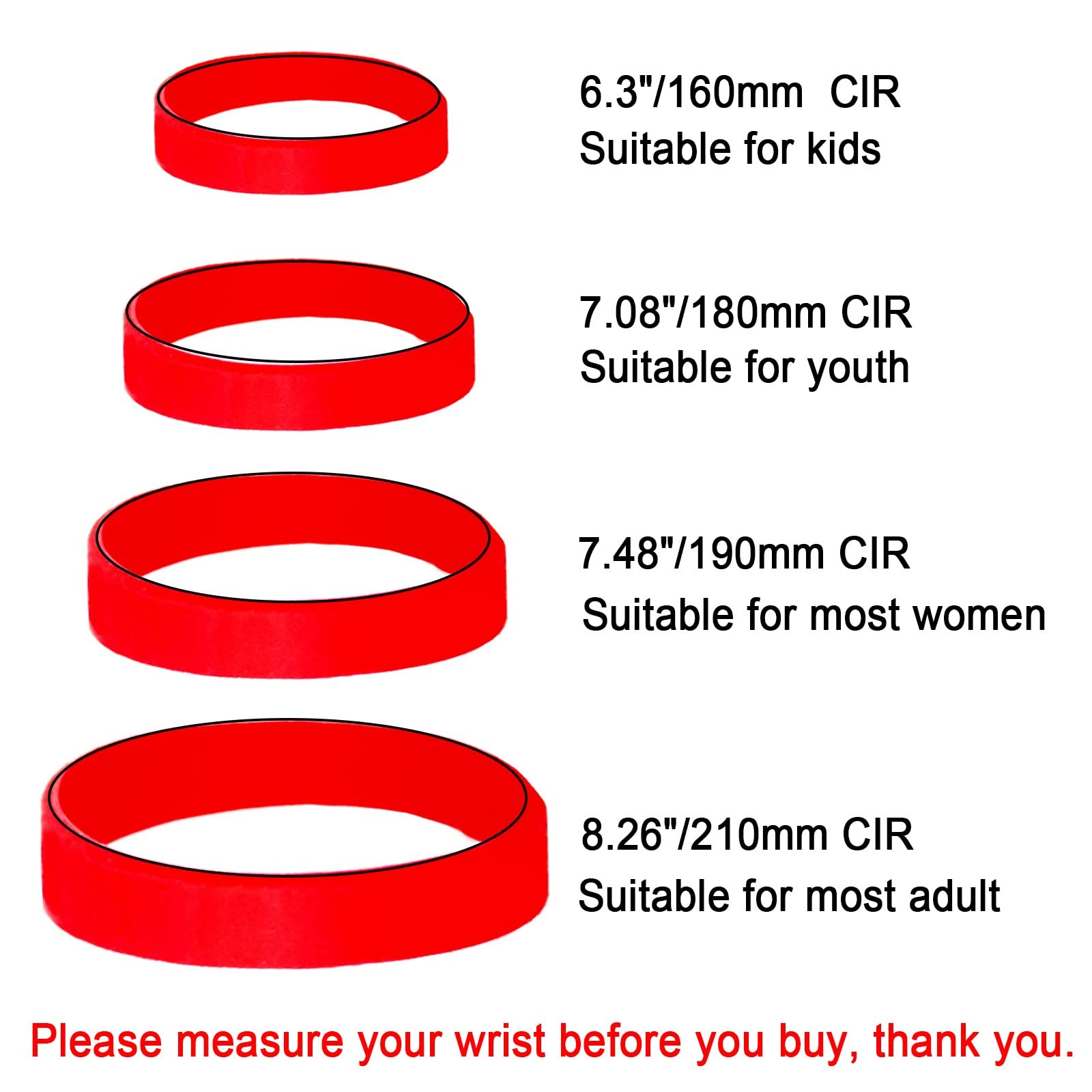 Custom Silicone Wristbands Bulk - Personalized Text Rubber Bracelets for Events, Fundraisers & Awareness Campaigns - Motivational Team Bands for Sports, Schools & Charity Promotions