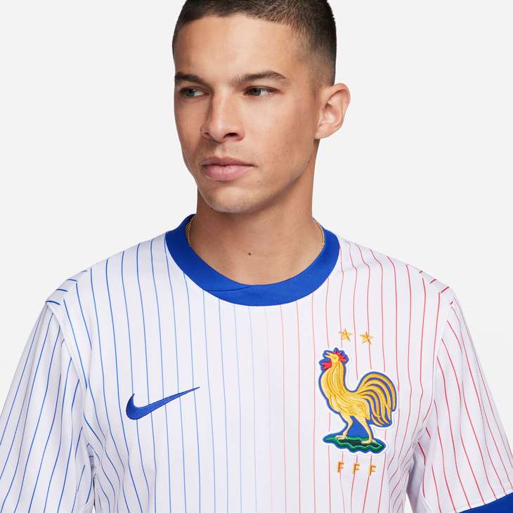 Nike France 2024/25 Away Men's Soccer Jersey - Authentic Football Shirt for Fans & Players - Perfect for Matchdays, Training & Casual Wear