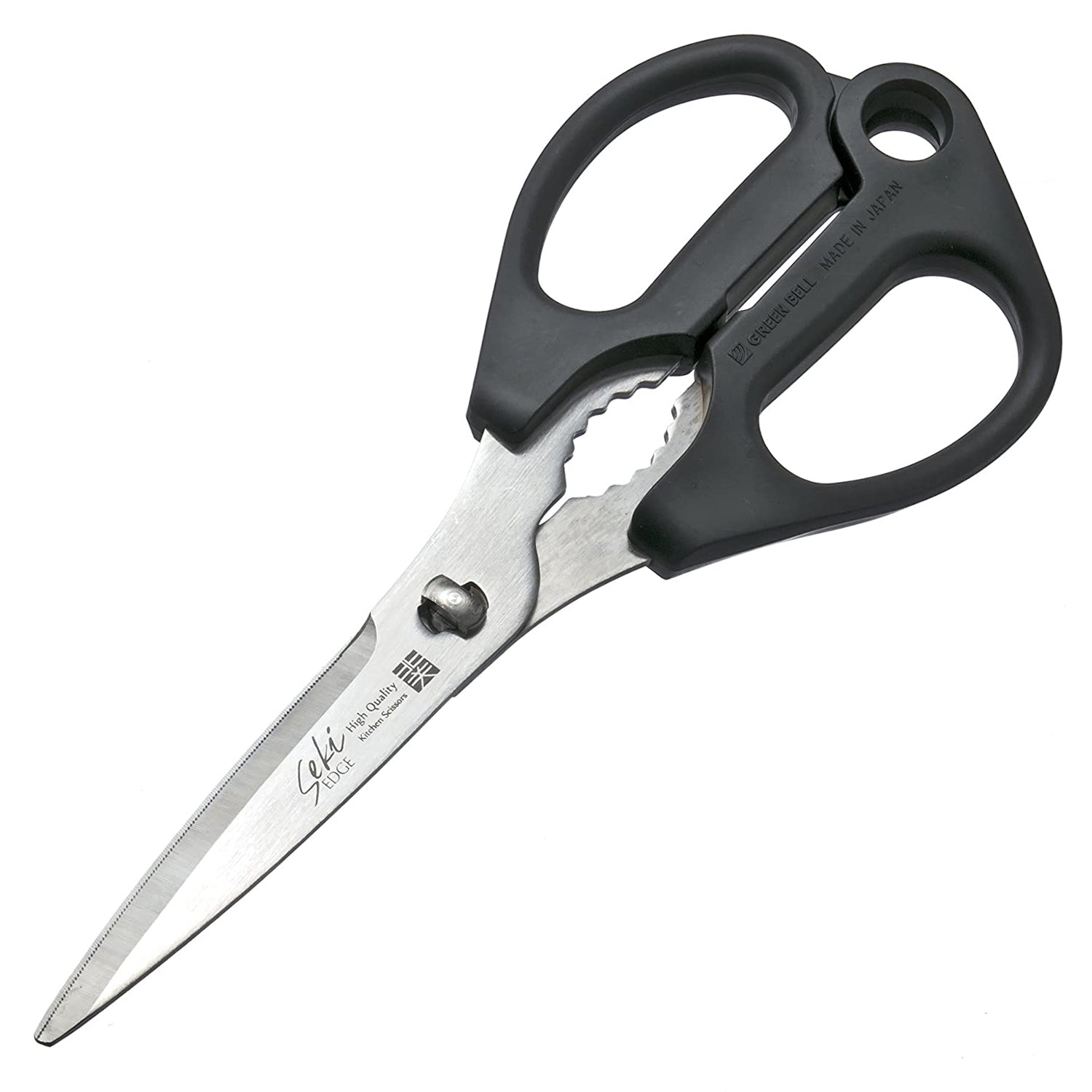 Premium Stainless Steel Kitchen Scissors - Green Bell Detachable Heavy Duty Cooking Shears for Cutting Meat, Herbs, Poultry - Perfect for Home Chefs, Butchers & Food Prep