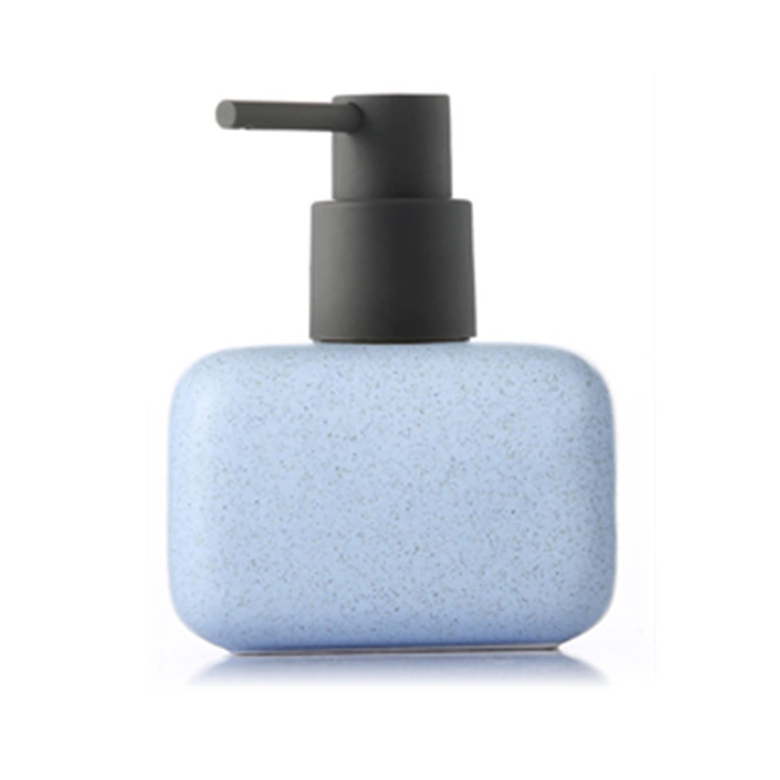 Premium Ceramic Soap Dispenser for Bathroom & Kitchen - Square Lotion Bottle with Easy Press Design - Elegant Countertop Liquid Soap Container (Color: C) | Perfect for Home, Office, and Restaurant Hygiene