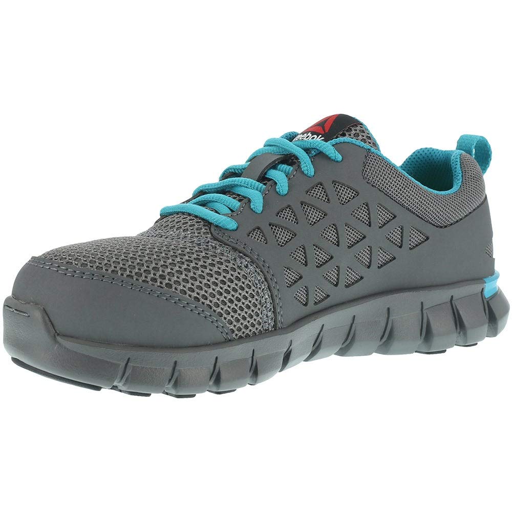 Reebok RB044 Women's Sublite Cushion Work Shoes with Alloy Safety Toe - Lightweight & Comfortable for Construction, Warehouse & Industrial Work