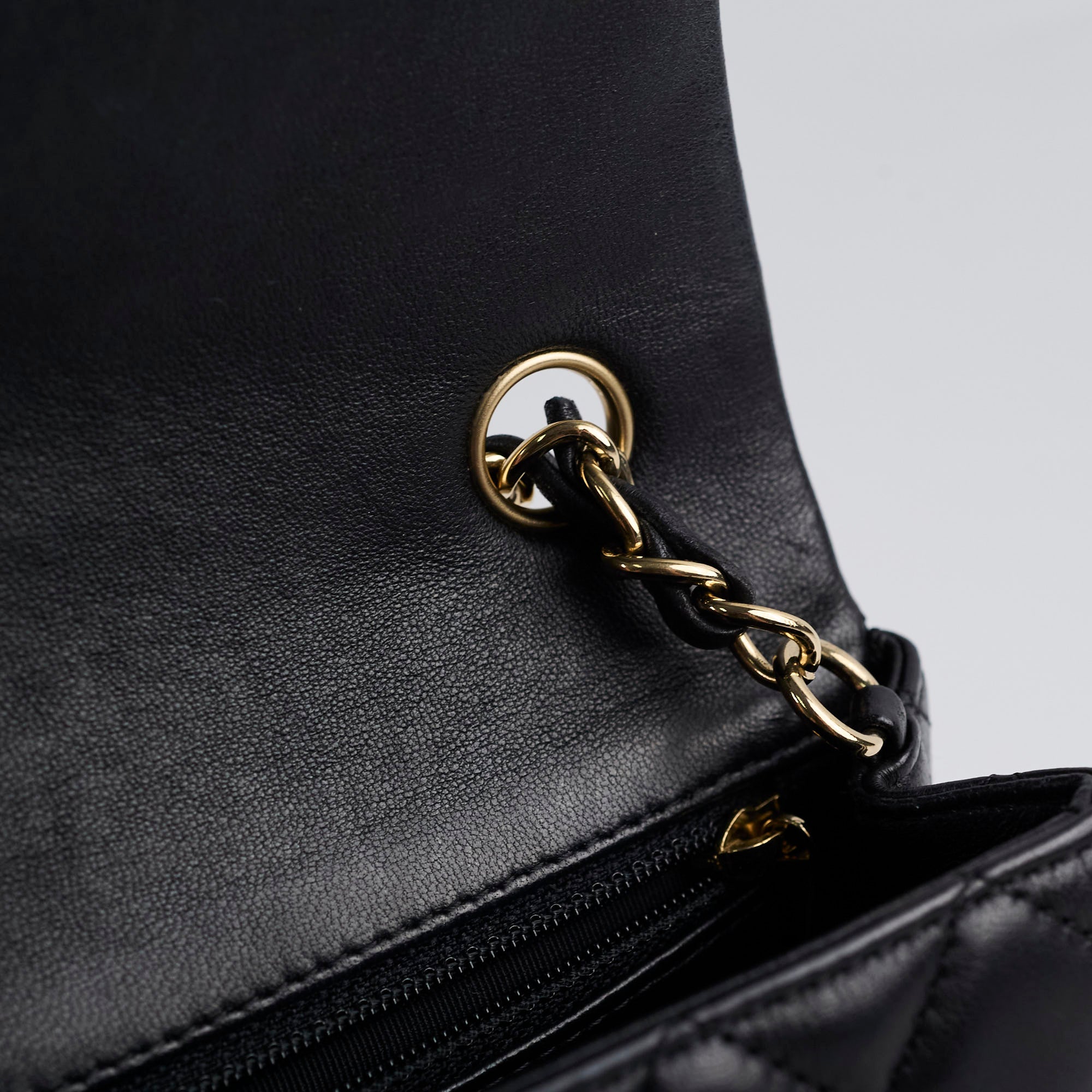Chanel Mini Rectangle Lambskin Black Leather Flap Bag (23 Series) - Luxury Crossbody Purse for Women, Perfect for Evening Parties & Date Nights