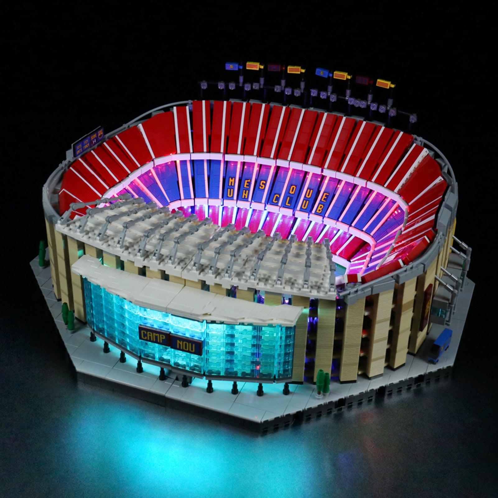 LEGO City Camp Nou FC Barcelona 10284 Light Kit – LED Lighting Set for LEGO Stadium Model – Perfect for Display & Nighttime Showcase
