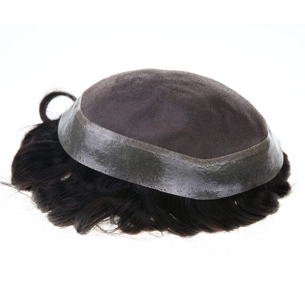 Premium Australian Hair Patch for Men – Non-Surgical Hair Loss Solution | Durable Toupee Hair System with Glue, Clips & Tape | 9x7 Inches Natural Brown | Perfect for Daily Wear, Work & Social Events