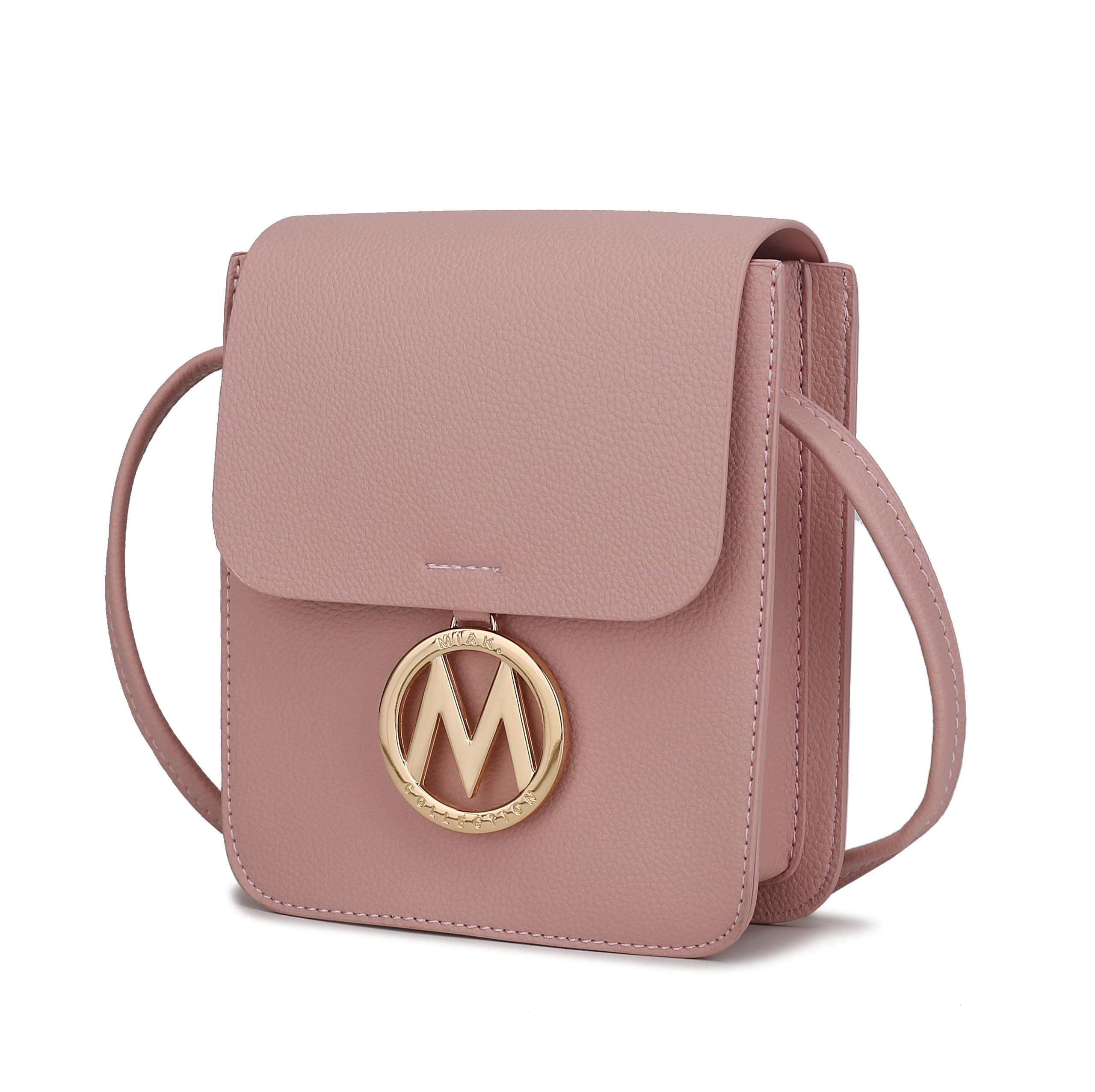MKF Collection Vegan Leather Small Crossbody Bag for Women - Stylish Cell Phone Shoulder Purse by Mia K | Perfect for Everyday Use, Travel, and Casual Outings