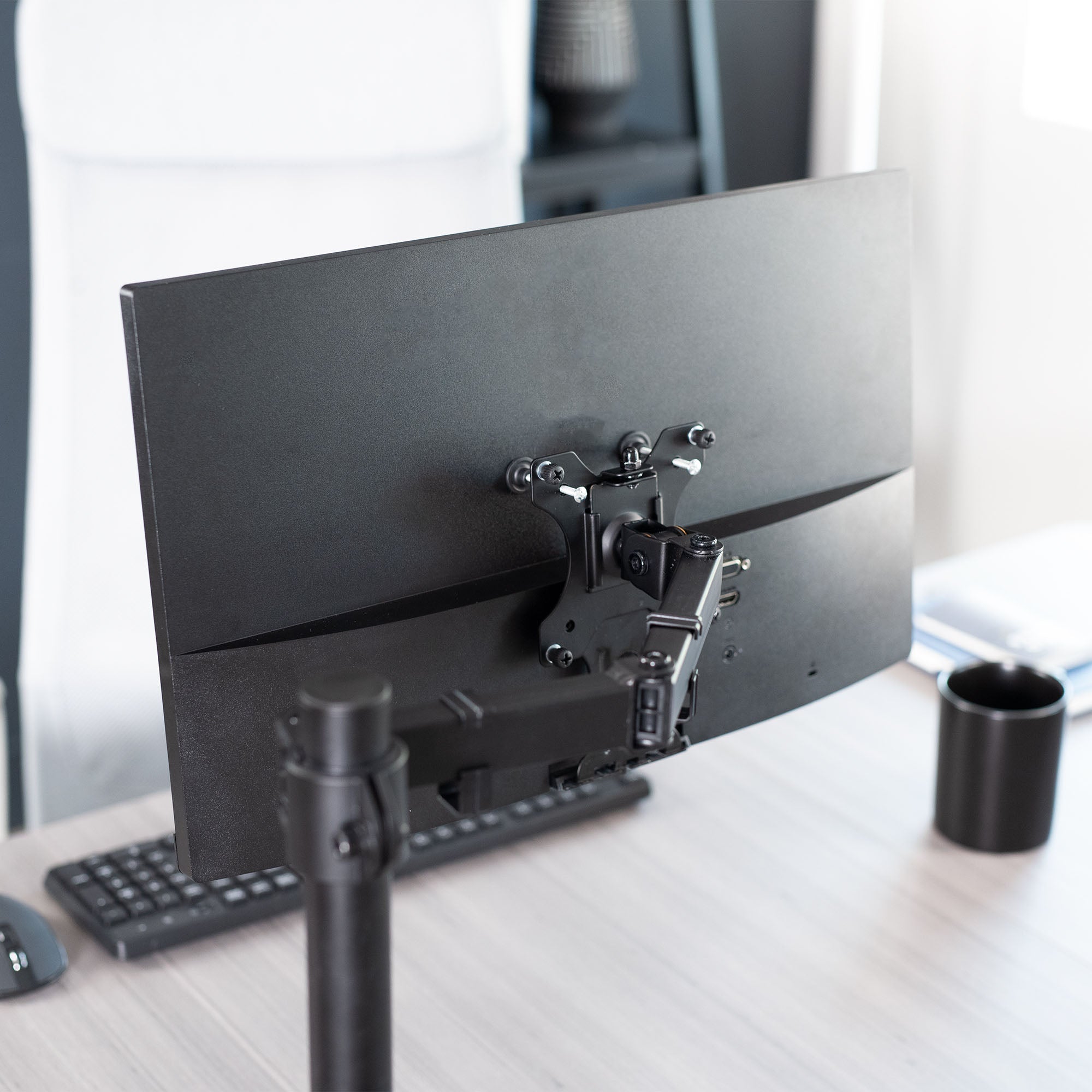 VESA Mount Adapter Bracket for HP Pavilion Monitors - Universal VESA 75x75 100x100mm Compatible - Perfect for Home Office, Gaming, and Multi-Monitor Setups