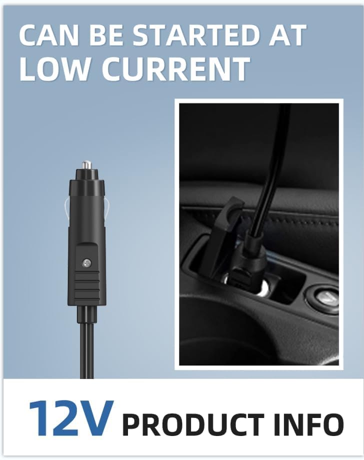 **Dual Motor Electric Air Pump for Inflatable SUP, Kayak & Boat - 22PSI High Pressure, Auto-Off Function, 12V DC Car Power Connector - Perfect for Beach, Lake & Outdoor Water Sports**