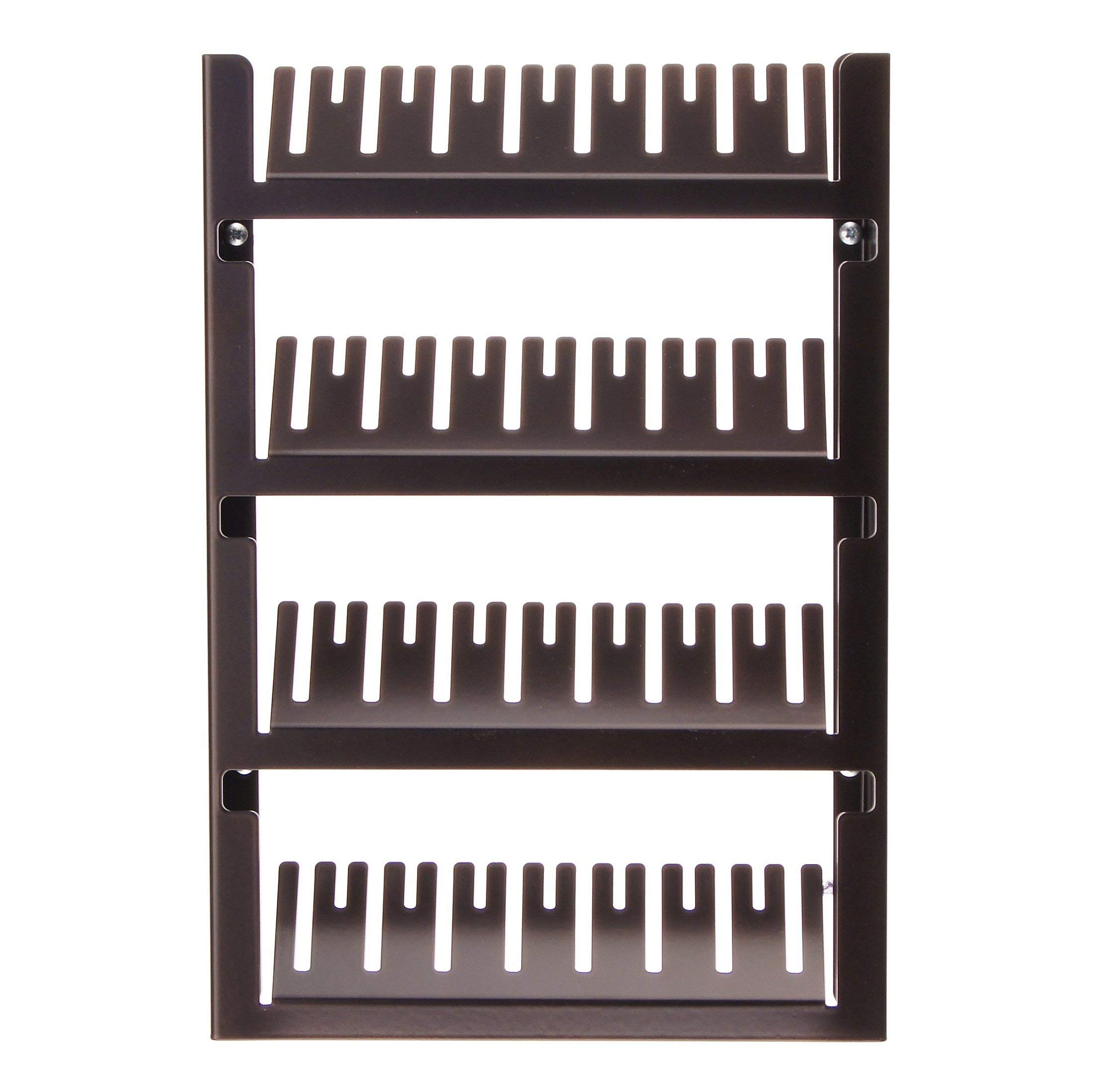 Angelynn's Wall Mounted Large Statement Ring Holder & Cufflink Organizer - Jaymes Rubbed Bronze Jewelry Display for Closet & Vanity Organization | Perfect for Home Decor & Gift Giving