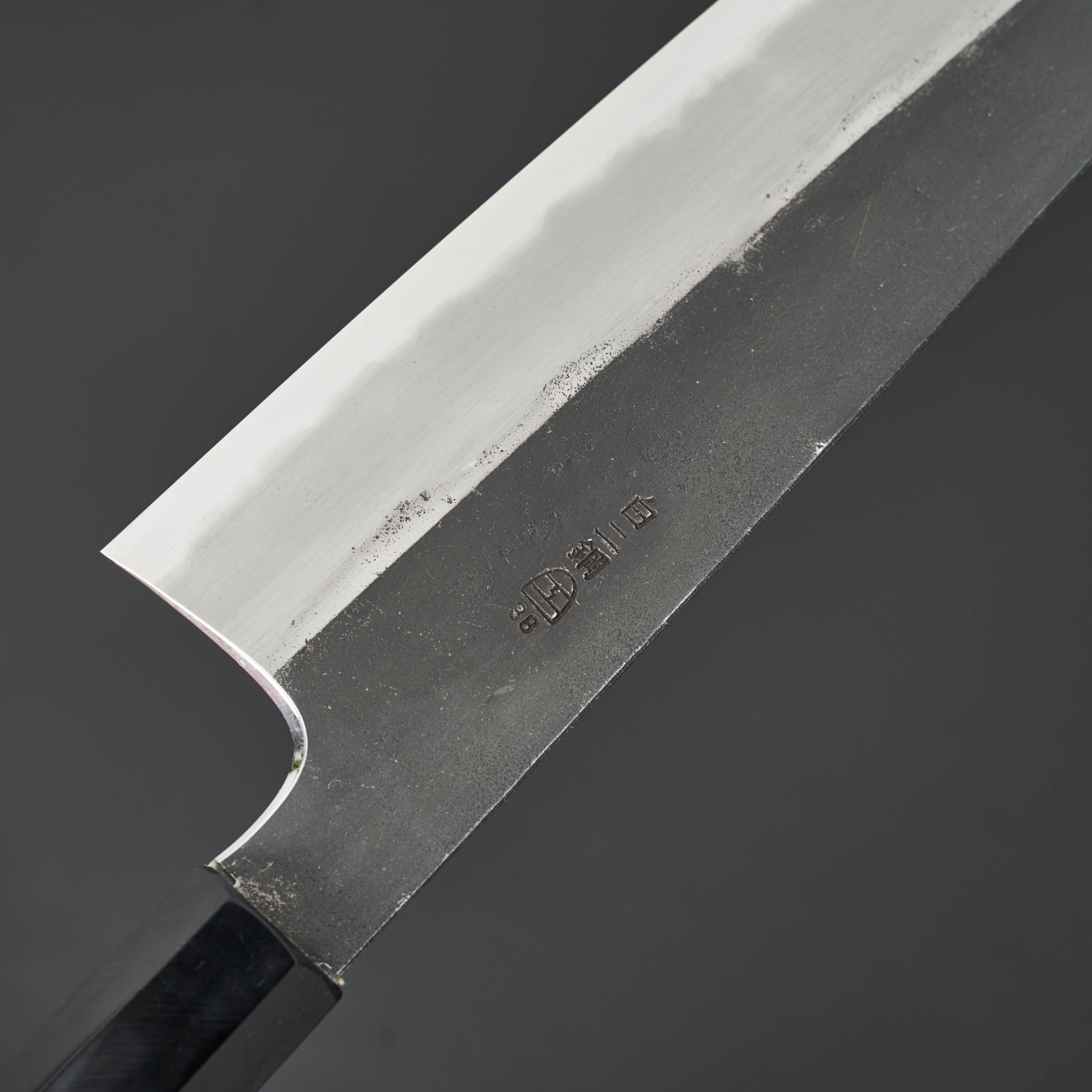 Hitohira Togashi White #2 Kurouchi Kiritsuke Gyuto 240mm Japanese Chef Knife with Ho Wood Handle - Perfect for Sushi, Sashimi & Precision Meat Cutting