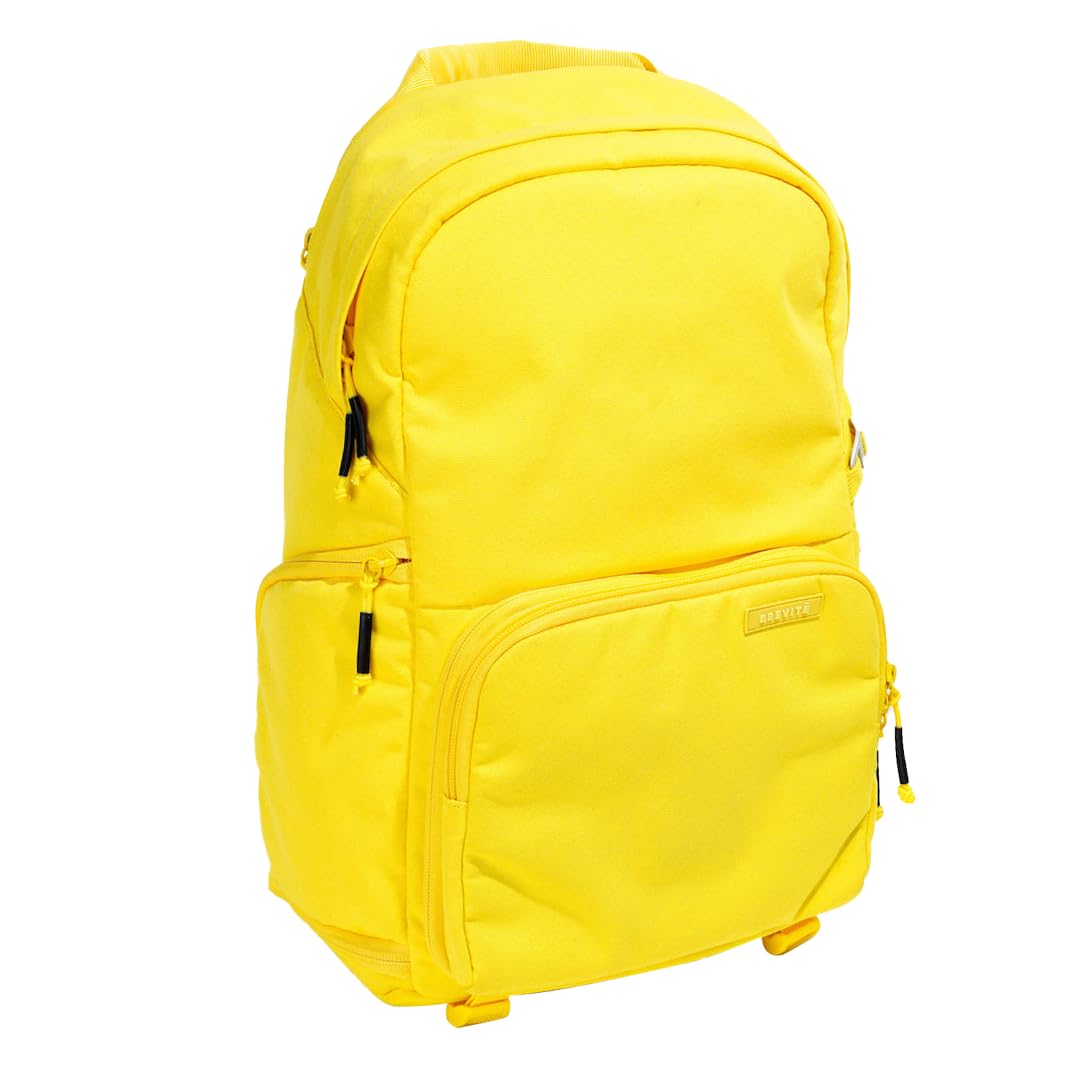 BREVITE The Jumper - 18L Compact Camera Backpack for Photographers | Waterproof DSLR & Laptop Backpack | Travel-Friendly Photography Bag for Hiking, Commuting & Air Travel (Lemon Yellow)