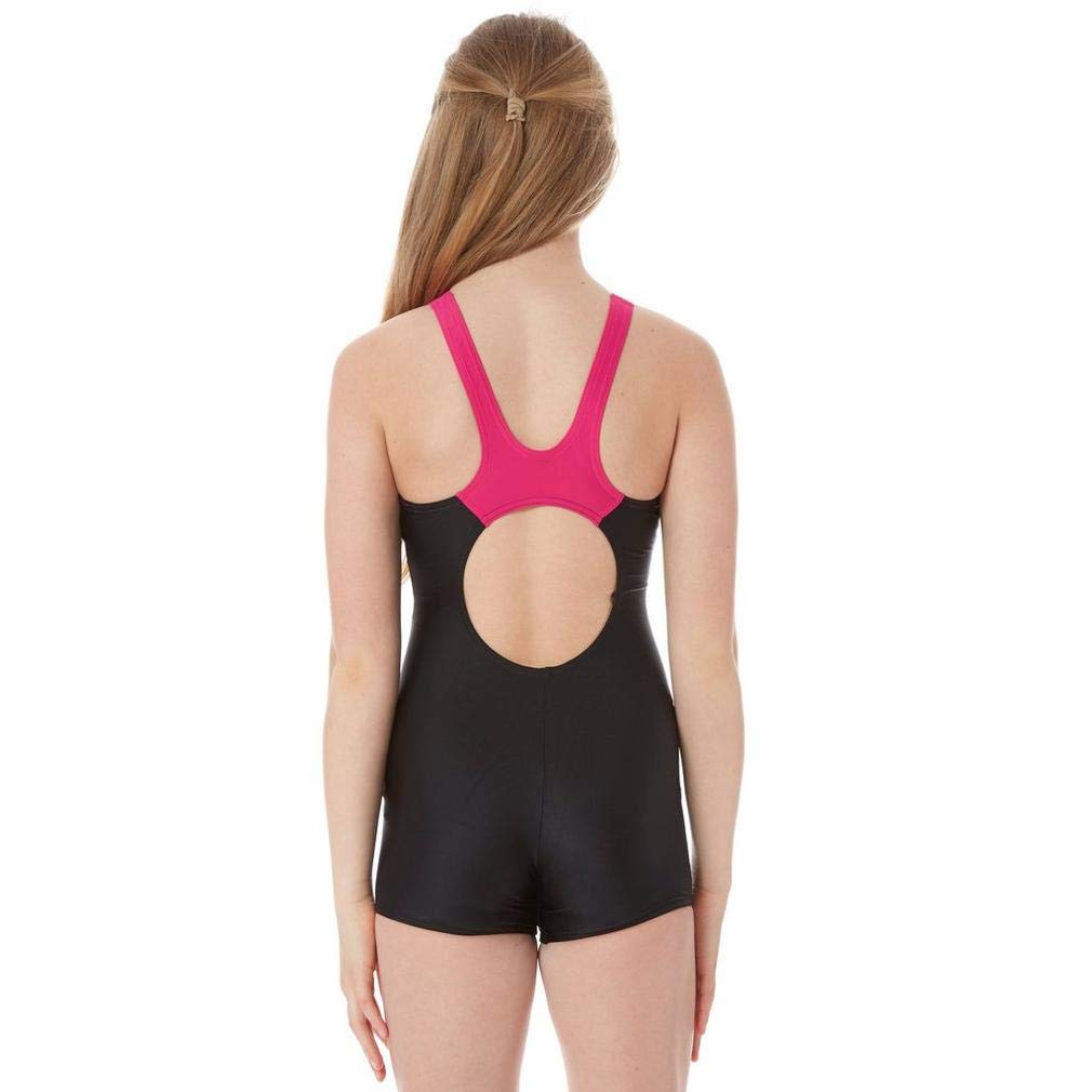 Speedo Boom Splice Leg Swimsuit - Black, 24 Inch - Perfect for Competitive Swimming & Water Aerobics