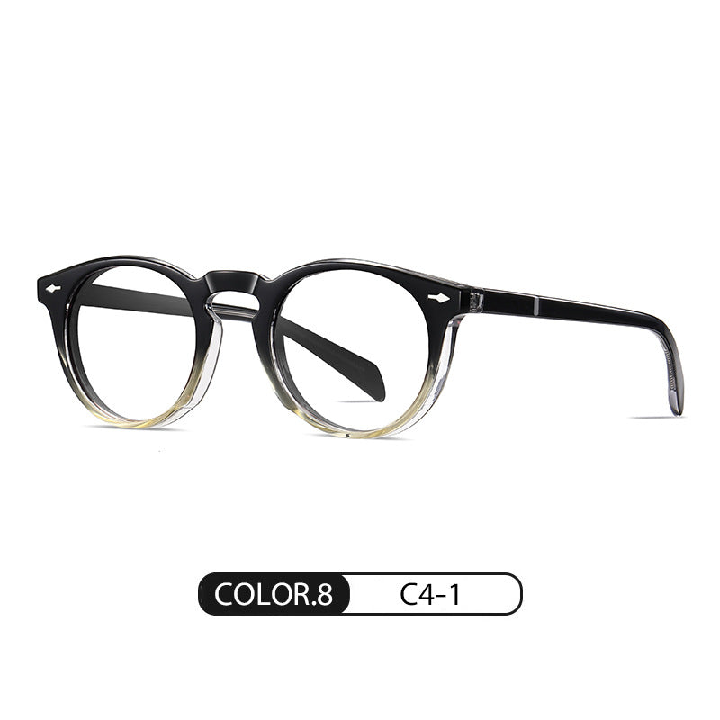 TR90 Lightweight Round Eyeglass Frames S31102 - Durable & Flexible Unisex Glasses for Reading, Computer Use & Daily Wear