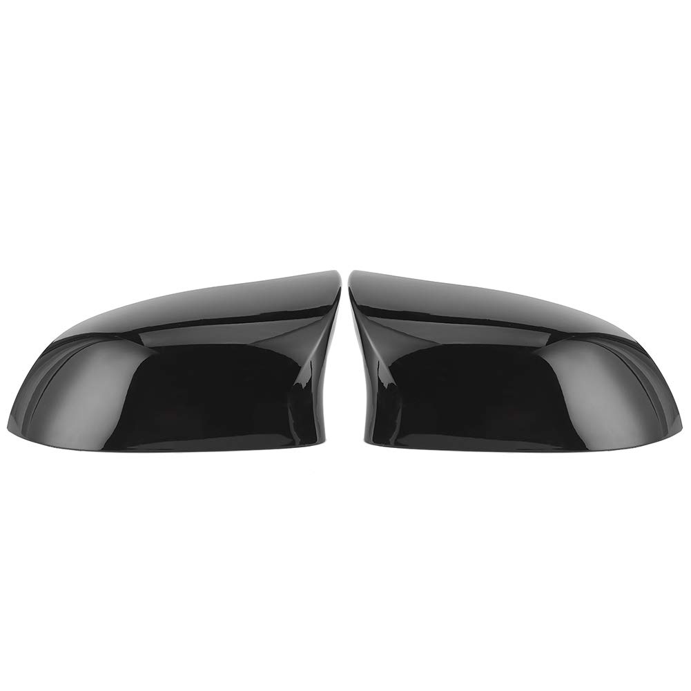 Senyar ABS Glossy Black Rearview Mirror Covers - Perfect Fit for BMW X3 X4 X5 X6 F25 F26 F15 F16 Models - Durable Side Mirror Caps for Enhanced Vehicle Style & Protection (Ideal for Daily Commuting & Road Trips)