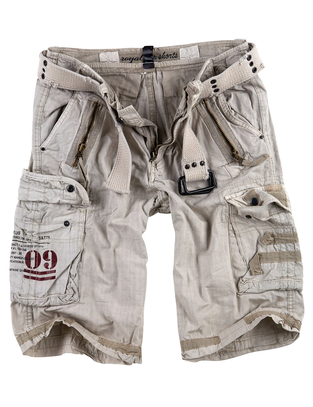 Royal Cargo Shorts for Men - Comfortable & Stylish Casual Summer Shorts with Multiple Pockets | Perfect for Outdoor Activities, Travel & Everyday Wear
