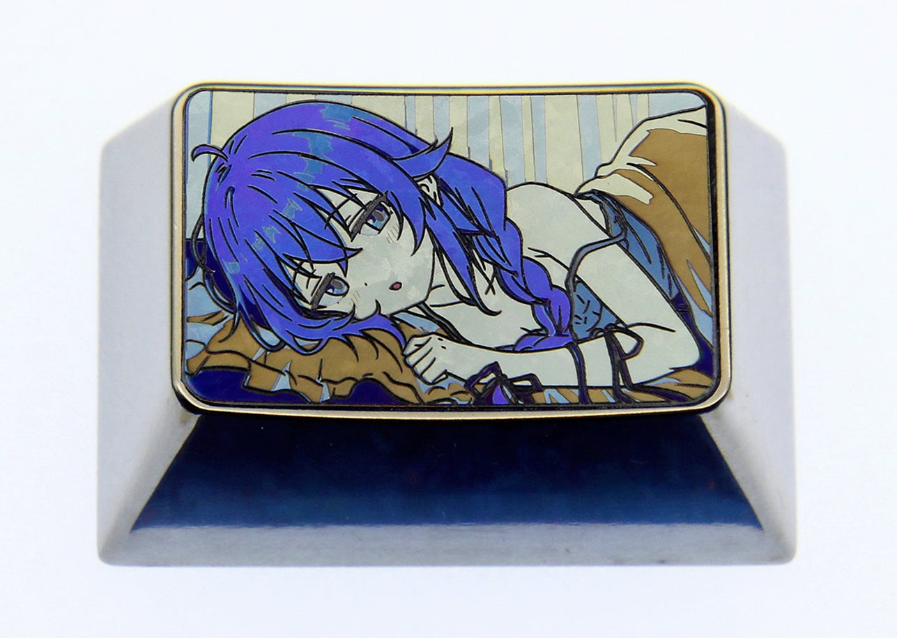 Custom Anime Keycaps - Roxy from Mushoku Tensei 1.5U Titanium Alloy Mechanical Keyboard Keycaps for Gaming & Typing | Perfect for Anime Fans, Gamer Gifts & Keyboard Enthusiasts