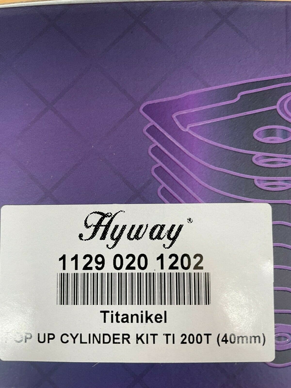 Hyway Titanikel 40MM POP UP Cylinder Piston Kit for Stihl 200T Chainsaw - High Performance Replacement Part for Forestry & Tree Cutting Work