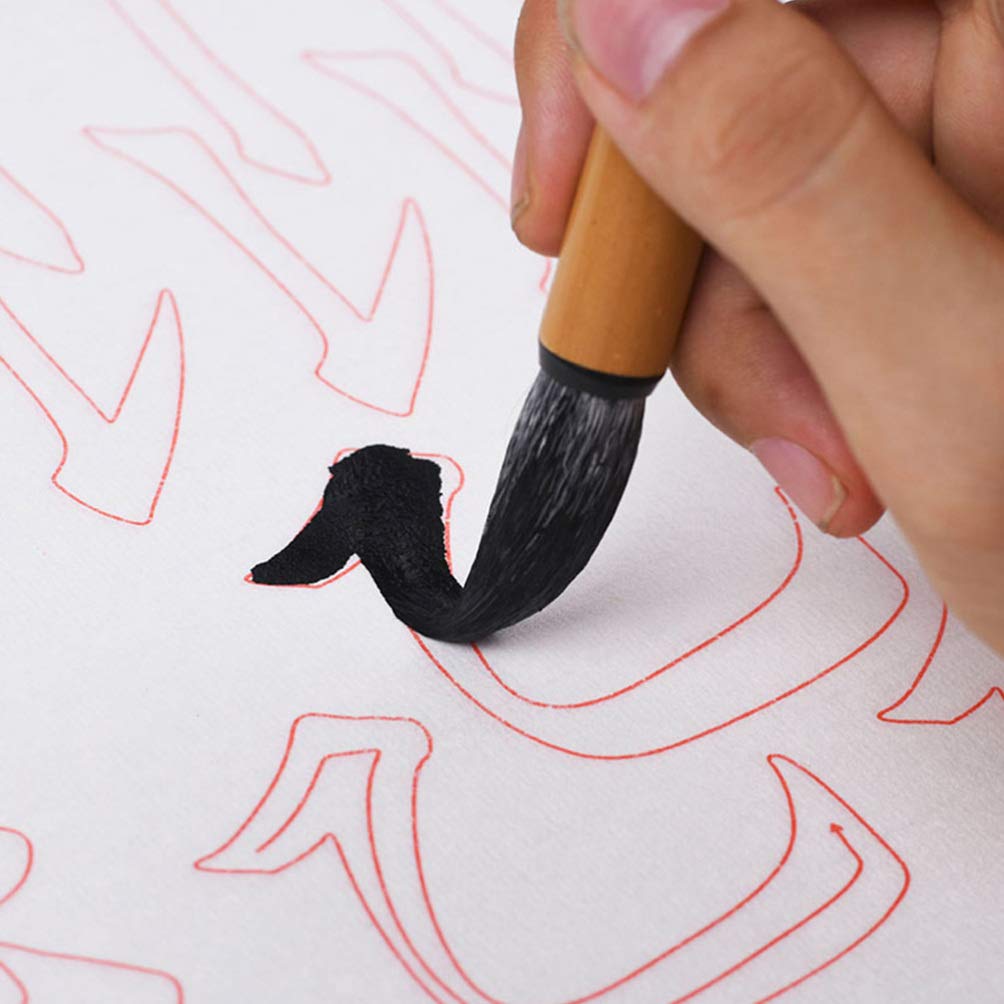 NUOBESTY 30 Sheets Chinese Calligraphy Practice Paper - Rice Paper for Brush Writing, Sumi Ink, Tracing & Stroke Practice - Ideal for Beginners, Artists & Calligraphy Enthusiasts (Perfect for Home Study, Classroom & Art Projects)