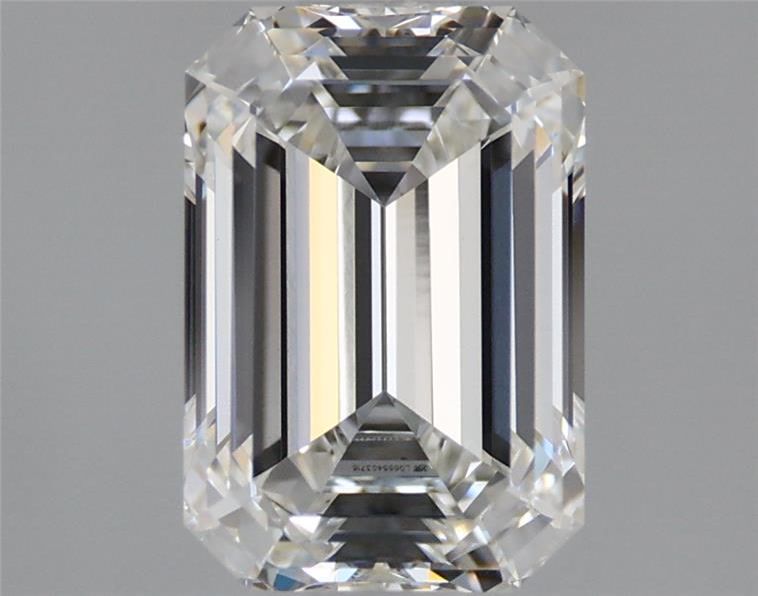 2.06 Carat F Color VVS2 Clarity Emerald Cut Lab Grown Diamond for Engagement Rings & Fine Jewelry