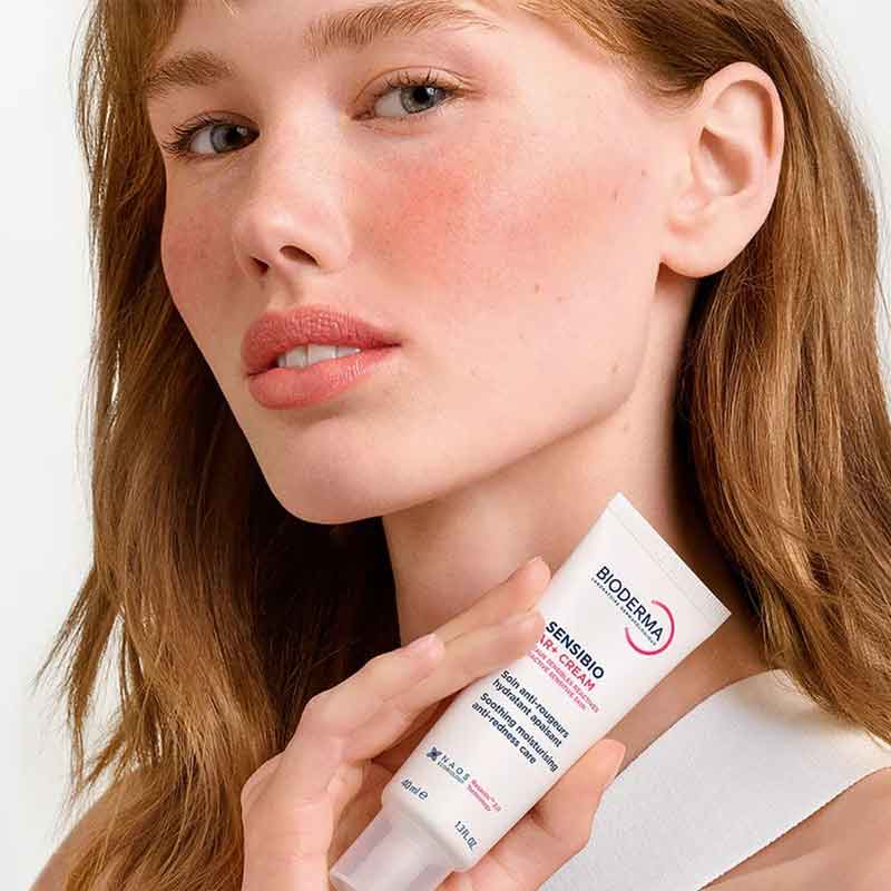 Bioderma Sensibio AR Anti-Redness Soothing Cream for Sensitive Skin – Calms & Reduces Facial Redness, Irritation & Rosacea – Perfect for Daily Skincare Routine & Post-Treatment Care