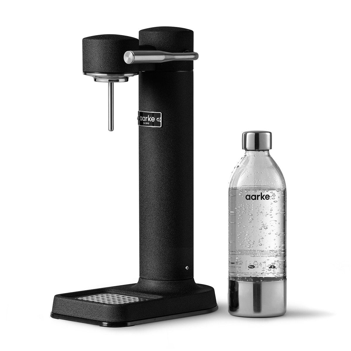 AARKE Carbonator 3 Soda Maker - Premium Matte Black Home Carbonation System for Sparkling Water & DIY Drinks | Perfect for Kitchen, Office & Entertaining