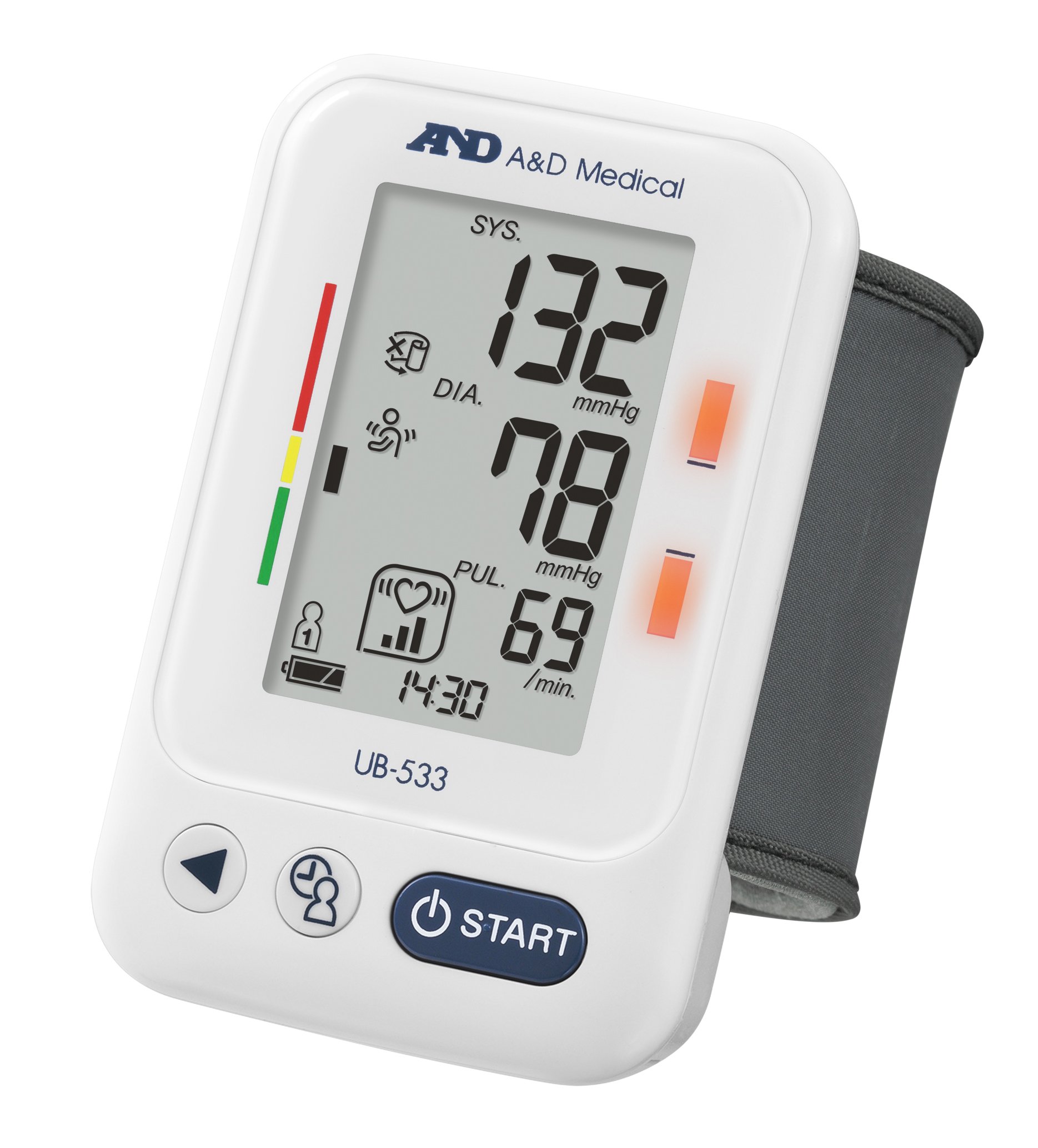 Accurate Wrist Blood Pressure Monitor for Home Use - Digital BP Cuff with Heart Rate Tracking | Ideal for Travel, Office & Daily Health Monitoring