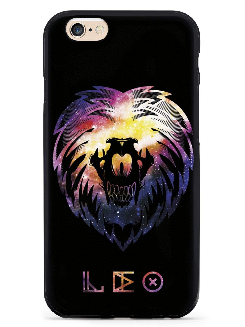3D Textured Protective Phone Case for Apple iPhone 6 Plus/6s Plus - Inspired Cosmic Zodiac Leo Design - Shockproof & Scratch-Resistant Cover - Perfect for Daily Use, Travel & Gift Giving
