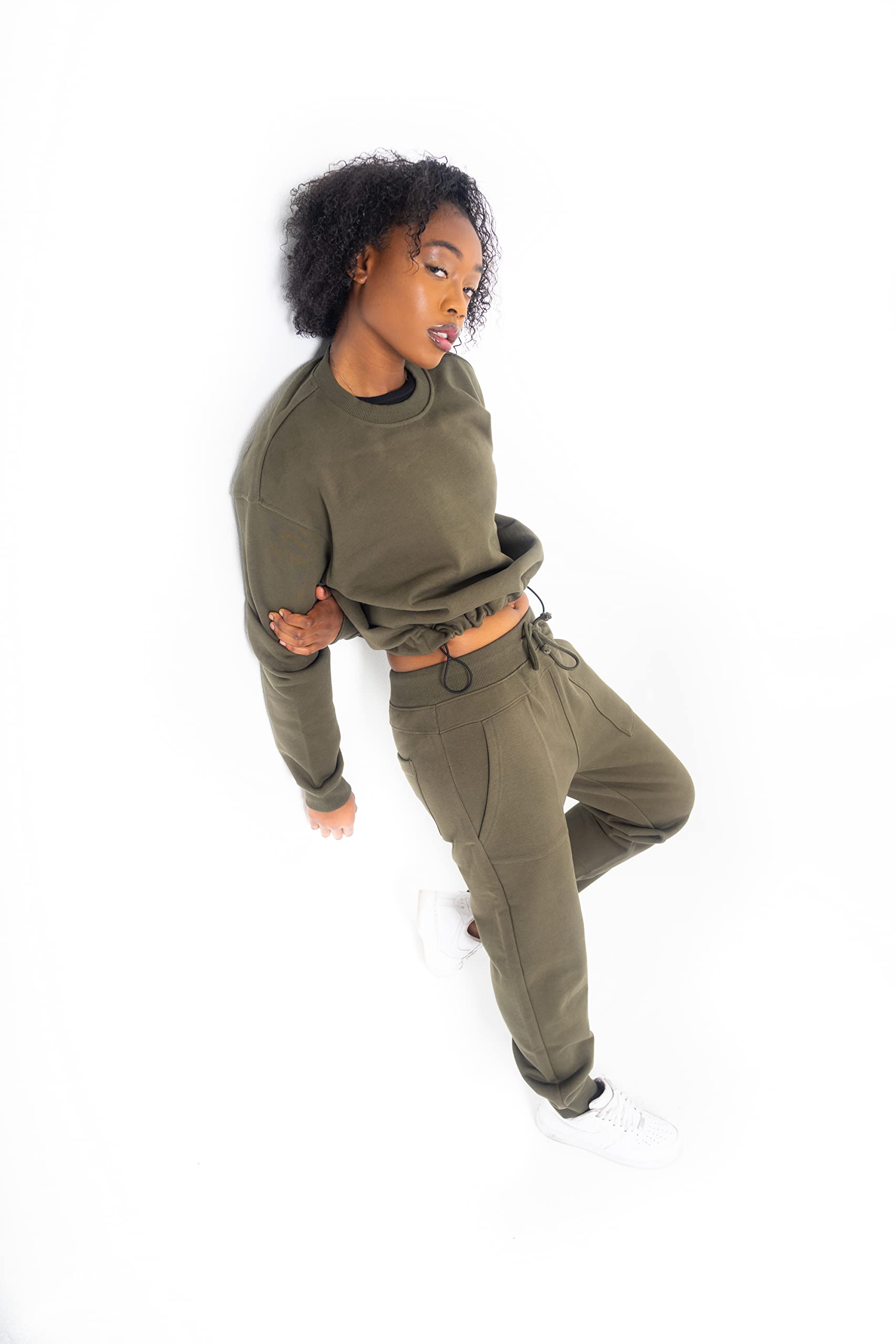 FUBU Women's Signature Logo Utility Sweatshirt - Cozy Pullover Hoodie for Casual Wear, Street Style & Lounge Outfits