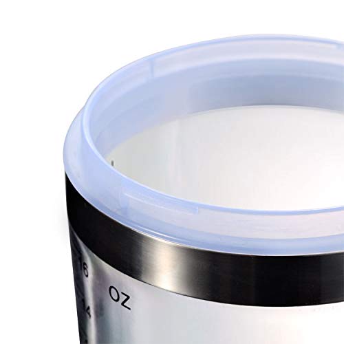 Electric Protein Shaker Bottle 16oz - Portable Self-Stirring Vortex Mixer Cup for Protein Powder & Supplements - Perfect for Gym, Workouts & Post-Exercise Recovery