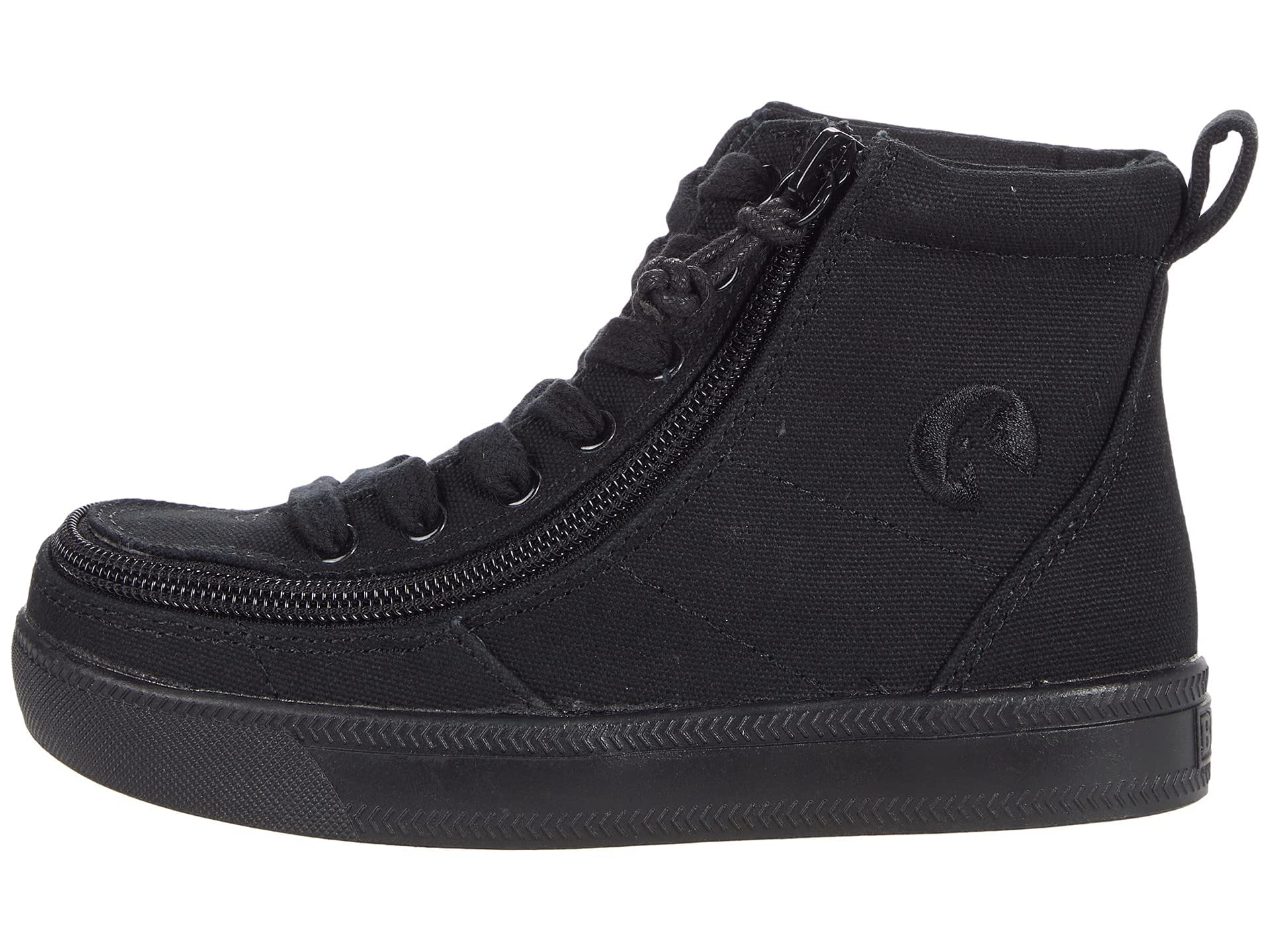 BILLY Footwear Kids Classic Lace High II - Adjustable Lace-Up Sneakers with Wrap Zipper Closure | Durable Lightweight Shoes for Toddlers & Big Kids | Perfect for School, Play & Everyday Wear