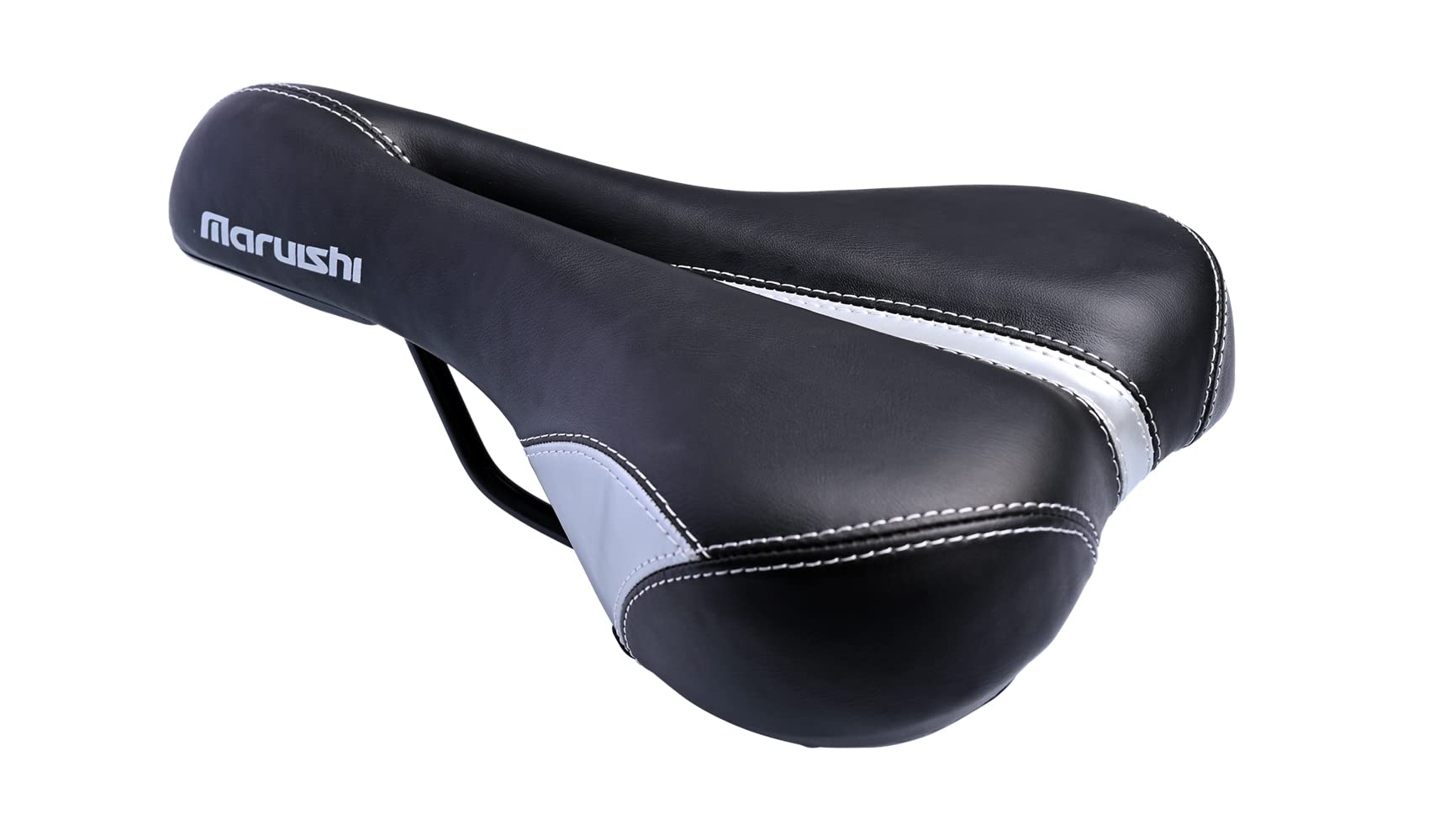 Comfortable Bike Seat for Men & Women - Wide Bicycle Saddle for Mountain, Road & Cruiser Bikes - Exercise Bike Seat Replacement - Perfect for Commuting, Cycling & Outdoor Adventures